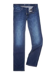 7 For All Mankind Slimmy luxe performance used wash jean Denim Mid Wash
