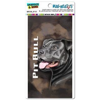 Graphics and More MAG06_07161 Pit Bull Brown Pitbull American Staffordshire Terrier Dog Pet Mag Neato's Car Refrigerator Locker Vinyl Magnet   Automotive Decals