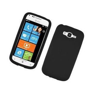 Eagle Cell SCSAMI667S01 Barely There Slim and Soft Skin Case for Samsung Focus 2 i667   Retail Packaging   Black Cell Phones & Accessories