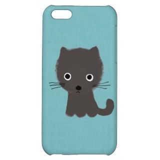 Grey Kitty Cat iPhone 5C Cases