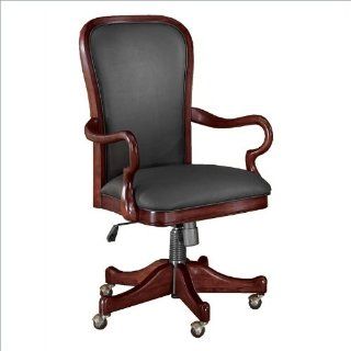 DMi Rue de Lyon Gooseneck Arm Desk Chair   Reception Room Chairs