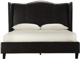 Shop Venice Wing Headboard Queen Bed, 53.2Hx69Wx89.7D, BLACK at the  Furniture Store. Find the latest styles with the lowest prices from Home Decorators Collection