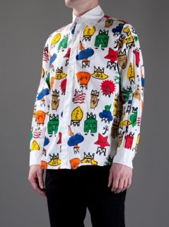 Jc De Castelbajac Vintage Basquiat inspired Printed Shirt