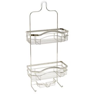 allen + roth 25 in H Over The Showerhead Metal Hanging Shower Caddy