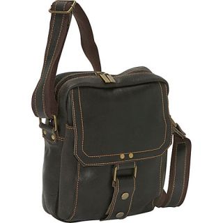 David King & Co. Distressed Leather Unisex Bag