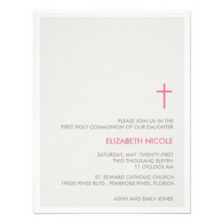 Modern collection, My First Holy Communion Invitat Invitation