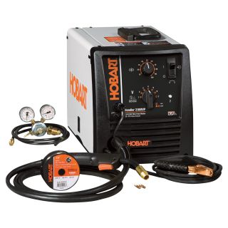 Hobart Handler 210MVP (Multi-Voltage Plug) 115V/230V Flux Cored/MIG Welder — 140/210 Amp Output, Model# 500553  Wirefeed Welders