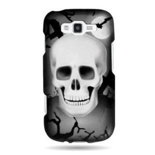 White Cross Skull Design Hard Case Cover for Samsung Focus 2 II i667 Cell Phones & Accessories