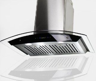 AKDY 30" Stainless Steel Az668s3 75 Wall Mount Range Hood With Remote Control Appliances