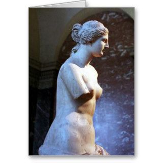 Belle sculpture au Louvre musée Card