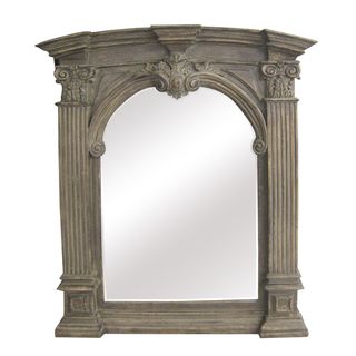 Antique Wood Traditional Arch 30 inch Wall Mirror Mirrors