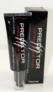 Predator Pain Relief Cream 1 oz   Topical Analgesic   Reduce Pain & Inflammation Health & Personal Care
