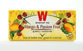 WISSOTZKY Mango & Passion Fruit, 1.55 Ounce Boxes (Pack of 6)  Herbal Teas  Grocery & Gourmet Food