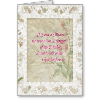 Pink Roses Mother Sympathy Card
