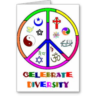 Celebrate Diversity Greeting Card