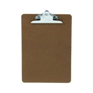 Hardboard Clipboard   Letter Size   Natural Brown Color 