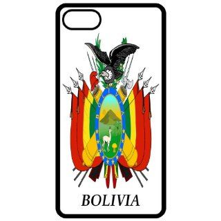 Bolivia   Coat Of Arms Flag Emblem Black Apple Iphone 4   Iphone 4s Cell Phone Case   Cover Cell Phones & Accessories