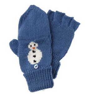 snowman gloves by green eyed monster