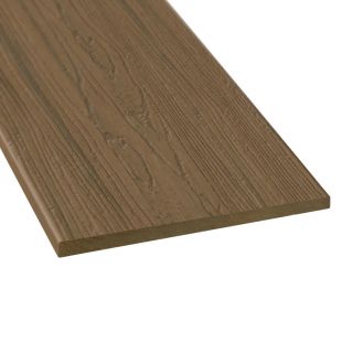 Style Selections Autumn Brown Composite Deck Trim Board (Common 1 in x 12 in x 12 ft; Actual 1/2 in x 11 1/4 in x 12 ft)