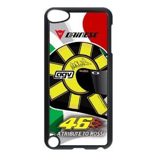 Custom Valentino Rossi Case For Ipod Touch 5 5th Generation PIP5 693 Cell Phones & Accessories