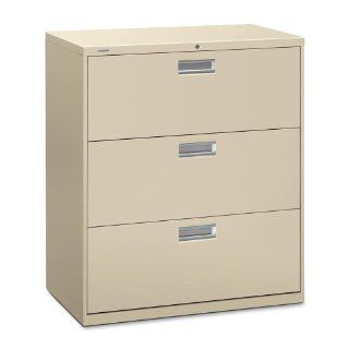 HON 683LL 600 Series 36 Inch by 19 1/4 Inch 3 Drawer Lateral File, Putty   Lateral File Cabinets