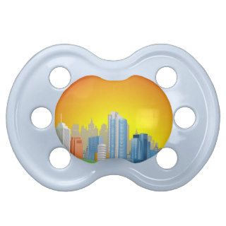 Good morning city baby pacifiers