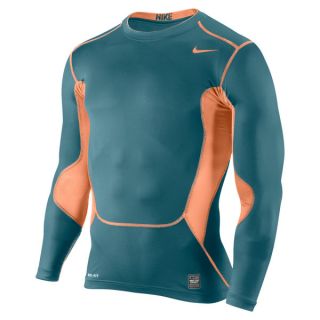 Nike Mens Hypercool Compression Long Sleeve Top 2.0   Green      Clothing