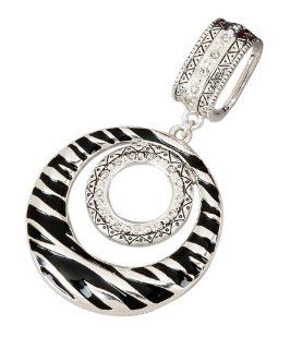 Silver Animal Print Scarf Jewelry Jewelry
