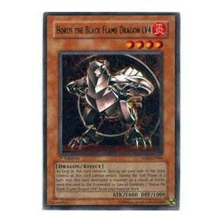 Horus The Black Flame Dragon LV4   Soul of the Duelist   Rare [Toy] Toys & Games