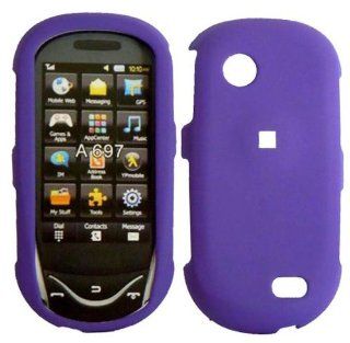 Dark Purple Hard Case Cover for Samsung Sunburst A697 Cell Phones & Accessories