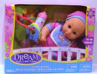 Gigo Dream Collection 12 Inch Dream Time Baby   Pink Outfit   28326 Toys & Games