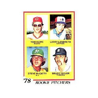 1978 Topps #701 Rookie Pitchers/Tom Hume RC/Larry Landreth RC/Steve McCatty RC/Bruce Taylor   EX at 's Sports Collectibles Store