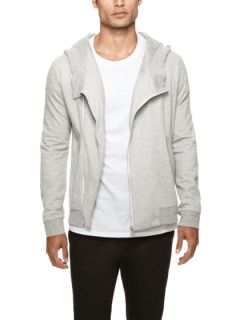 Asymmetrical Zip Front Hoodie by Kai Aakmann