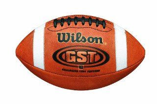 Wilson GST 1004 Pro Pattern Official Football  Sports & Outdoors