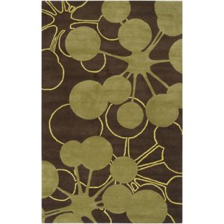 Jef Designs Bubble Brown/Green Rug OMR1012 Rug Size 2 x 3