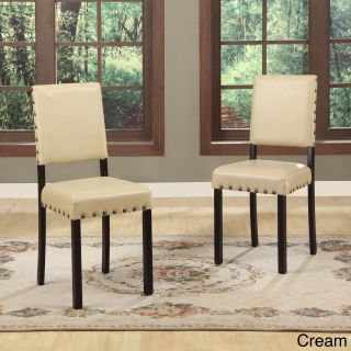 Baxton Studio Noah Modern Faux Leather Dining Chairs (set Of 4)