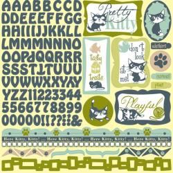 Moxxie Paws N Claws 'Kitty' Sticker Set Moxxie Stickers