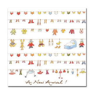 a new arrival greetings card by sophie allport