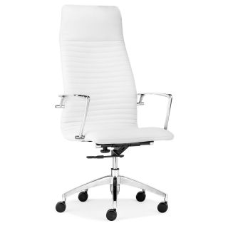 Herald Low Back White Office Chair