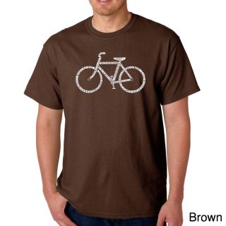 Los Angeles Pop Art Mens Save A Planet Bike T shirt