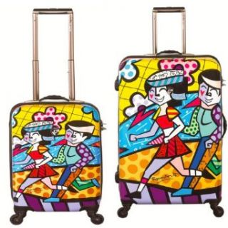 Heys Britto Spring Love 22" Cabin and 30" Luggage 2 pcs set B704 ProTwin Clothing