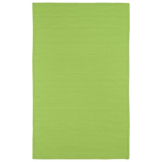 Indoor/ Outdoor Malibu Woven Lime Green Rug (5 X 8)
