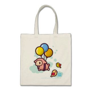 Little Lost Lamb Flying Balloon Canvas Bag
