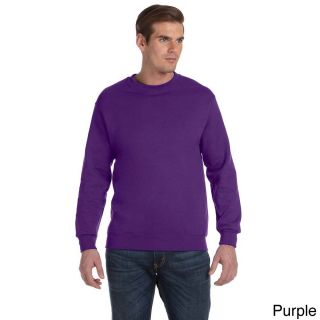 Gildan Gildan Mens Dryblend 50/50 Fleece Crew Sweater Purple Size XXL