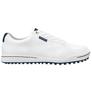 Ashworth Mens Cardiff White/ Dark Blue Golf Shoes