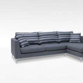 Focus One Home James 84 Sectional IS 904/03  Color Twist Earl Grey