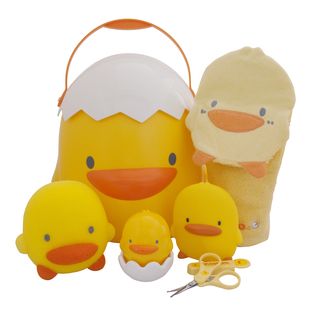 Piyo Yellow Ducks Bathing Toddler Gift Set
