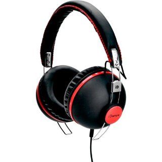 iDance HIPSTER 706 Headband Headphones   Black & Red Musical Instruments