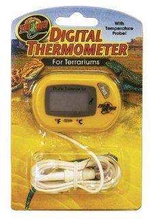 Small Animal Supplies Digital Terrarium Thermometer  Pet Habitats 
