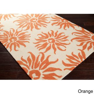 Hand hooked Salma Transitional Floral Indoor/ Outdoor Area Rug (8 X 106)